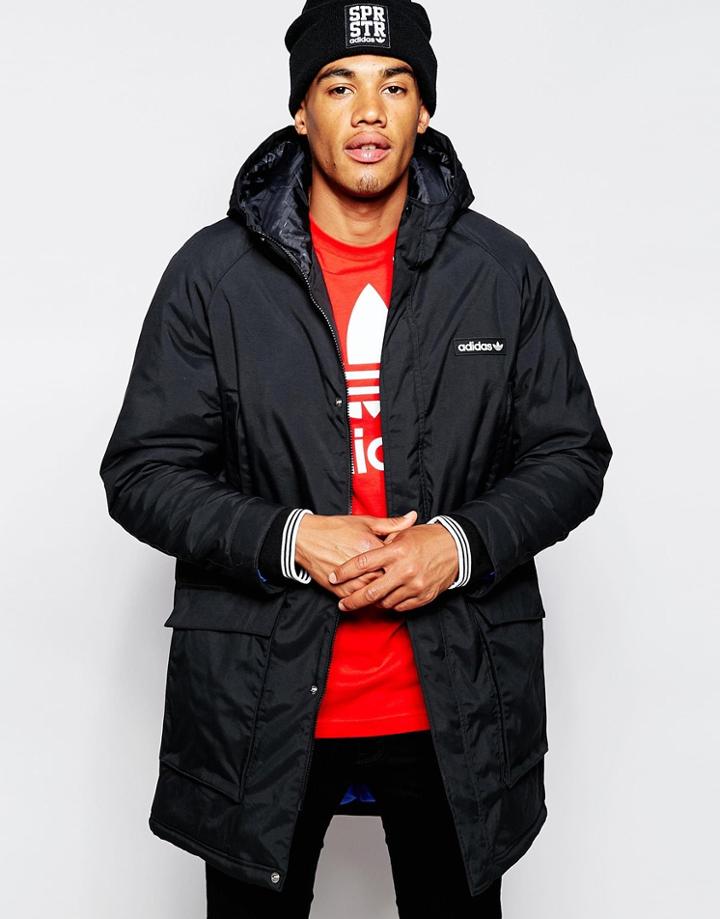 Adidas Originals Padded Parka Ab7859 - Black