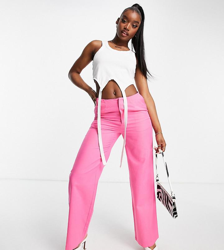 Asyou Racer Top With Strap Detail In Ecru-white