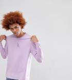 New Era Los Angeles Dodgers Long Sleeve T-shirt Exclusive To Asos In Lilac - Purple