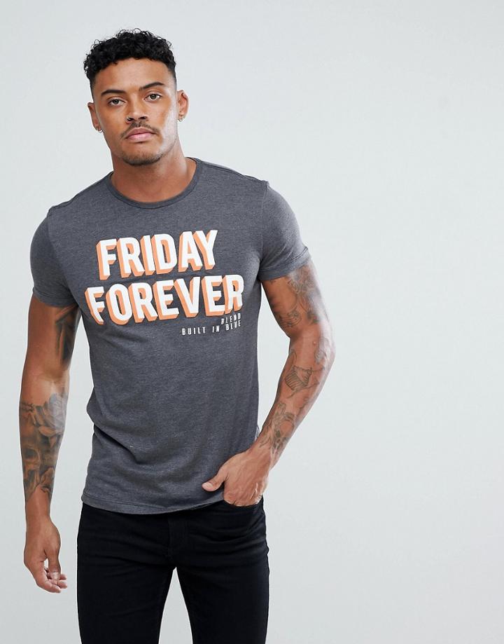 Blend Friday Forever T-shirt - Gray