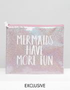 Paperchase Mermaid Pouch - Multi