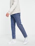 Weekday Barrel Jeans In Standard Blue-blues