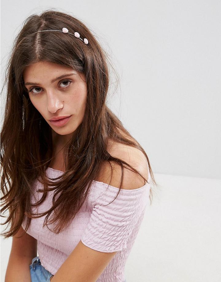 Asos Triple Heart Headband - Pink