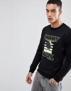 Weekday Steve Uncanny Valley Sweatshirt - Black