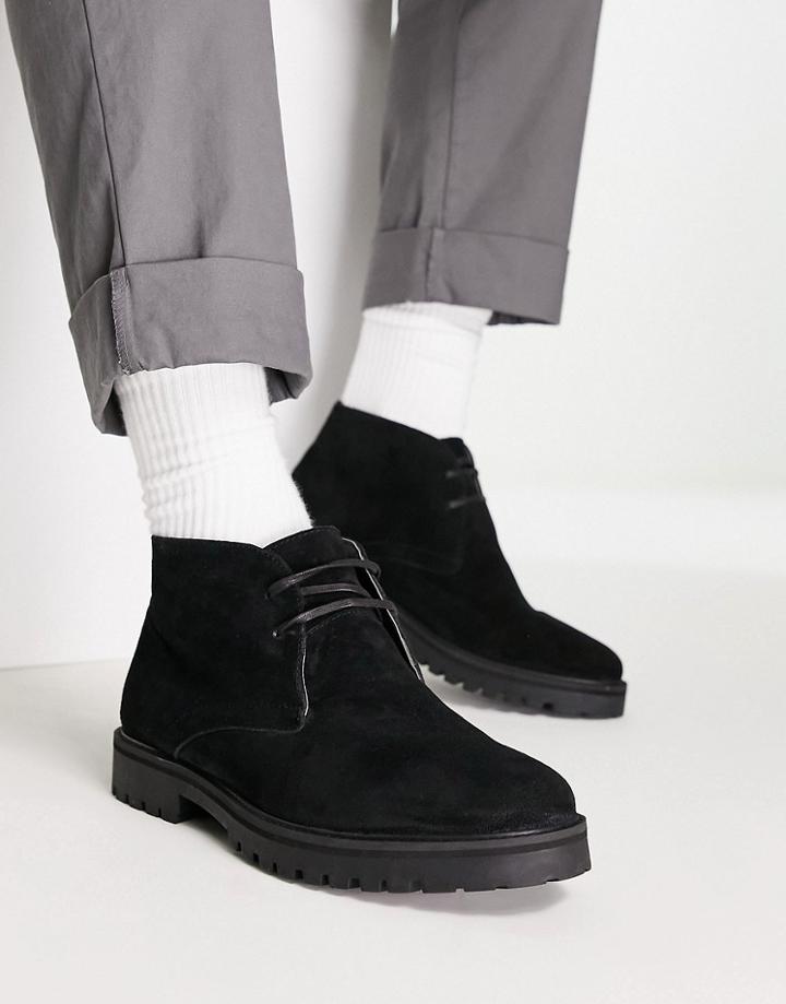 Schuh Chunky Desert Boots In Black