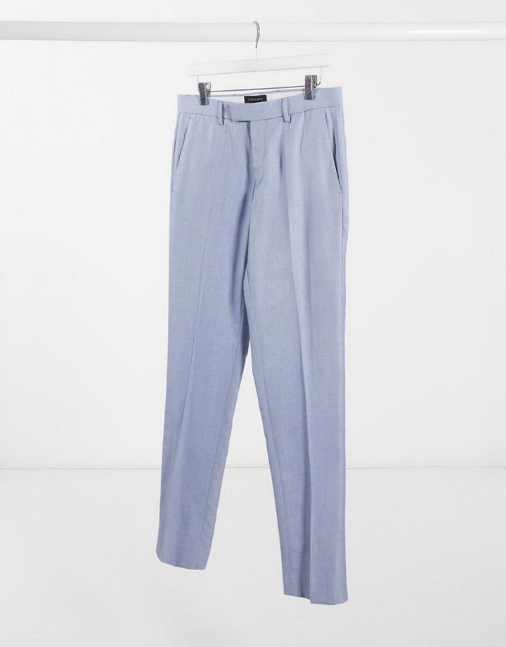 River Island Skinny Pants In Light Blue-blues