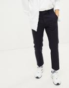 Weekday Checked Suit Pants - Navy