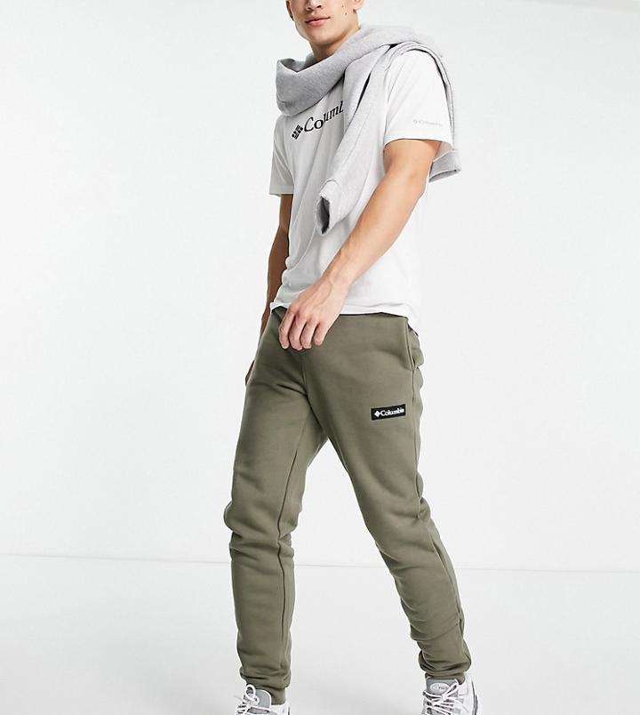 Columbia Cliff Glide Sweatpants In Green Exclusive At Asos