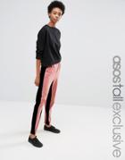 Asos Tall Peg Trouser With Wide Side Stripe - Multi