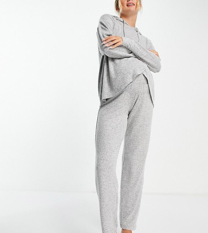 Lindex Exclusive Over The Bump Lounge Sweatpants In Gray-grey