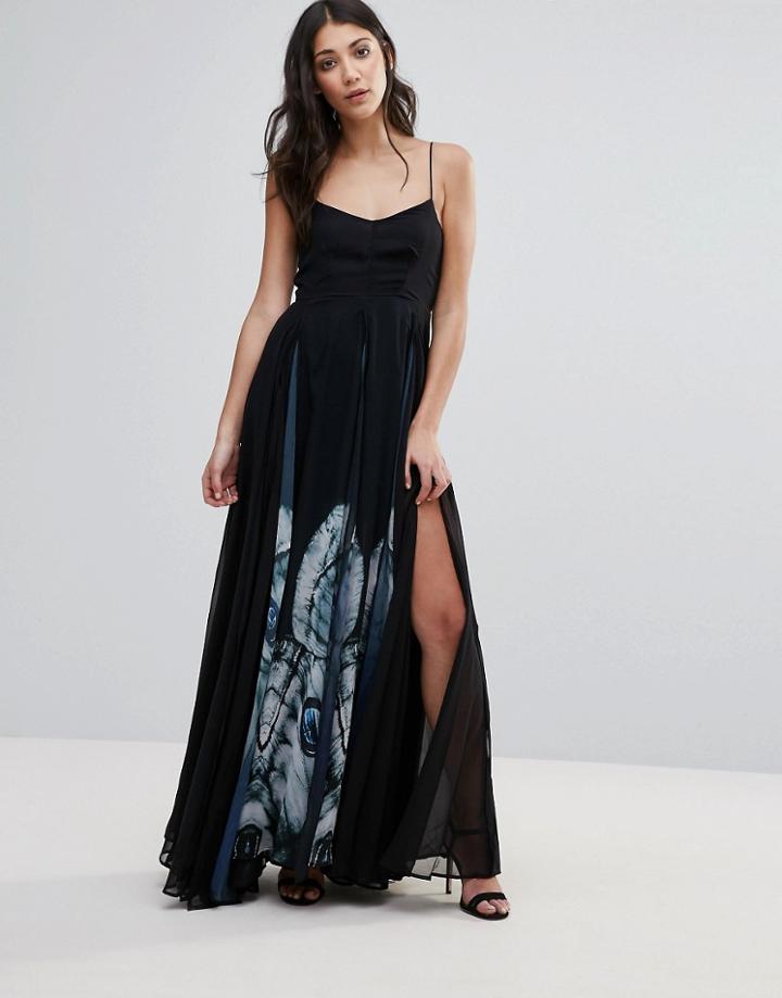 Religion Fatigue Maxi Dress - Navy