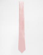 Asos Slim Tie In Pink - Pink