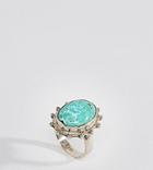 Rock N Rose Sterling Silver Trude Turquoise Ring - Silver