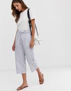 B.young Stripe Tie Waist Pants Coord-multi