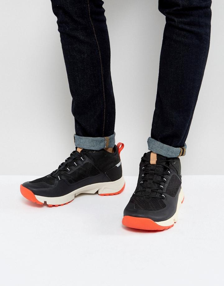 Clarks Tritrack Mid Hiking Sneakers - Black