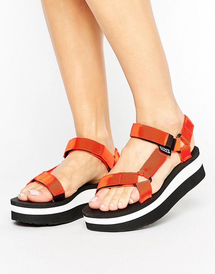 Teva Stripe Flatform Sandal - Multi