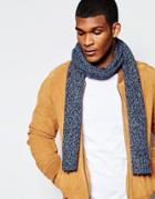 Original Penguin Wool Scarf - Blue