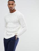 Kronstadt Cable Knit Sweater - White