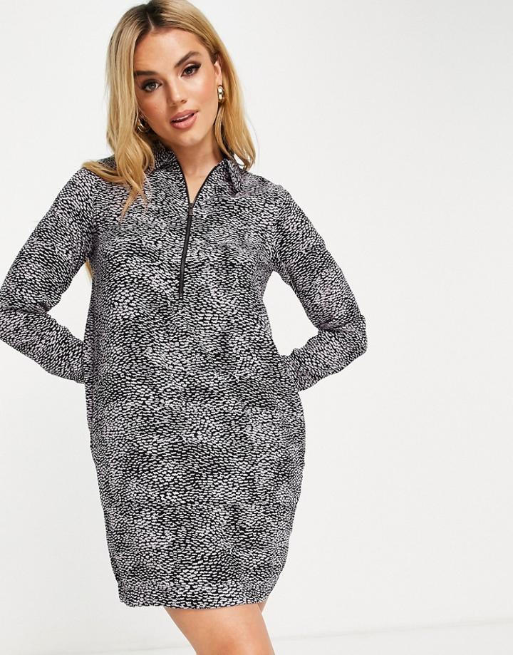 Whistles Kay Ripple Print Shift Dress In Multi