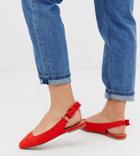 Asos Design Marshall Lace Up Leather Flat Shoes-black