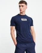 Gym 365 Box Logo T-shirt In Navy