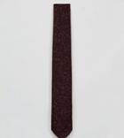 Heart & Dagger Tweed Tie - Red