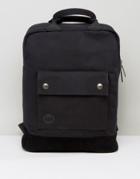 Mi-pac Canvas Tote Backpack In Black - Black