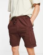 Bolongaro Trevor Twill Shorts With Pockets-brown