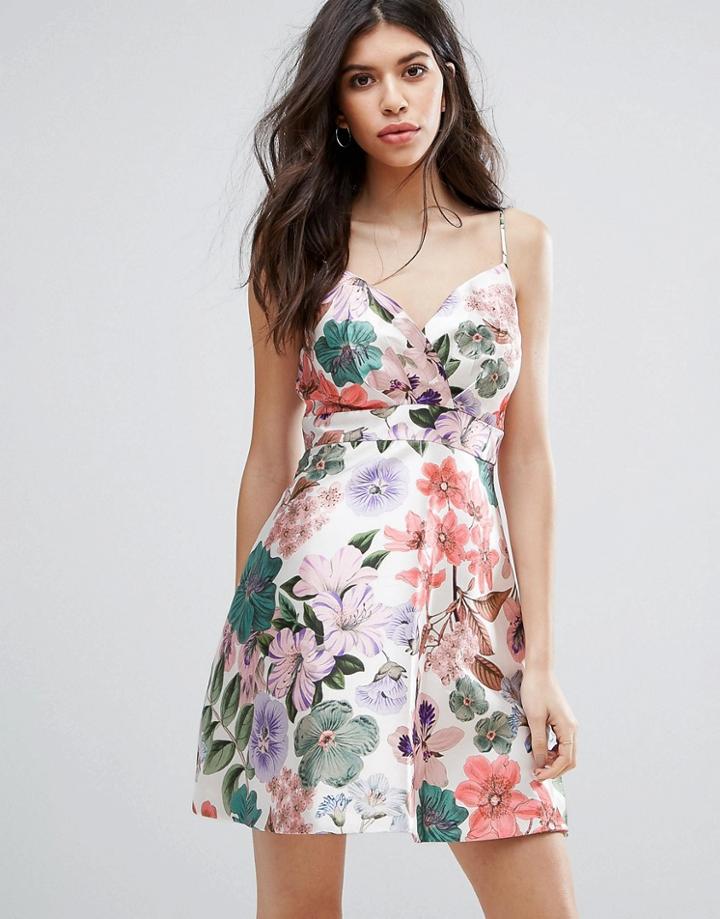 Talulah Wild Things Floral Mini Skater Dress - Multi