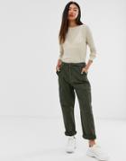 Only Cargo Utility Pants-green
