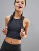 Adidas Training Crop Top In Black - Black