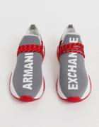 Armani Exchange Running Sneaker - Gray