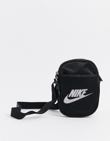 Nike Training Logo Side Bag In Black