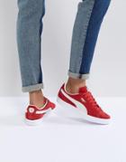Puma Suede Sneakers In Red - Red