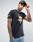 New Era Nfl Minnesota Vikings T-shirt - Black