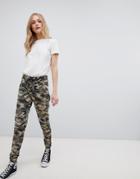 Blend She Camoflage Joggers - Green