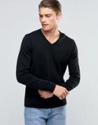 Esprit V-neck Sweater - Black