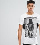 Religion Tall T-shirt With Cheeky Devil Print - White