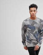 Only & Sons Pattern Sweatshirt - Gray