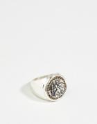 Icon Brand Chunky Ring In Silver/gold - Silver
