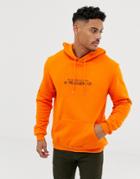 Liquor N Poker Hoodie With Back Print In Orange - Orange