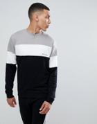 Bellfield Sweatshirt In Color Block - Multi