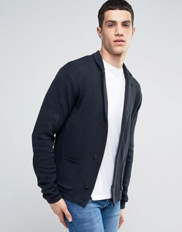 Casual Friday Knitted Blazer - Tan