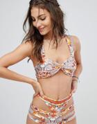 Somedays Lovin Sun Drenched Bandeau Bikini Top-multi