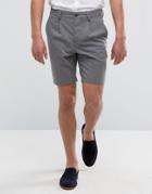Jack & Jones Premium Skinny Tailored Shorts - Gray