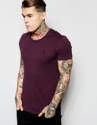 Religion T-shirt With Scoop Neck - Bordeaux