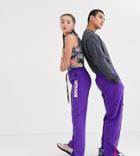 Collusion Unisex Straight Leg Pants With Contrast Drawcords-blue