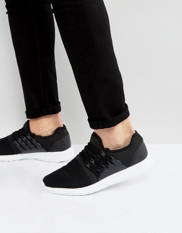 Brave Soul Wolf Sneakers - Black