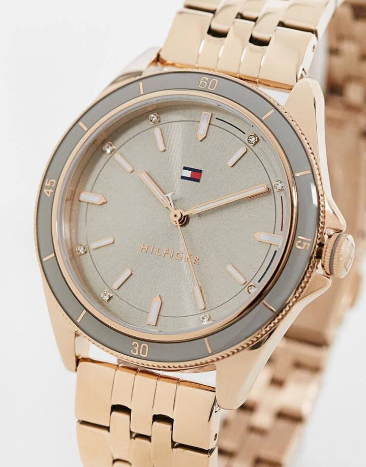 Tommy Hilfiger Bracelet Watch In Rose Gold