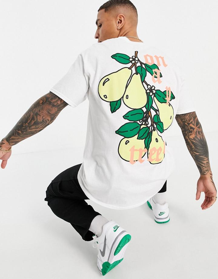 New Love Club Pear T-shirt In White